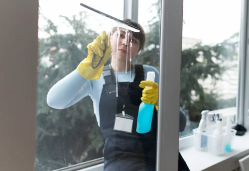 Nettoyage de vitres intérieures et extérieures à Saint-Sornin